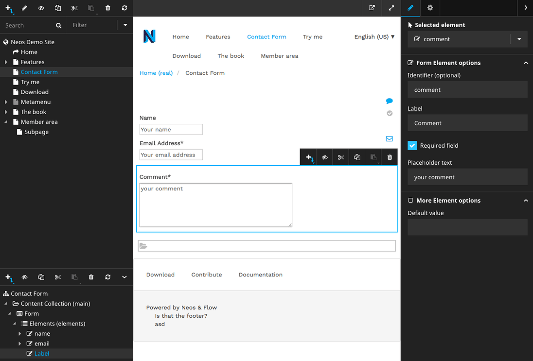 The new Form Builder