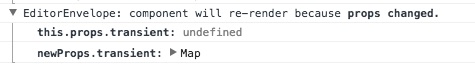 Screenshot of the console output of our reason-for-update helper